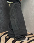 [V0955] Vintage y2k / 2000s Southpole schwarze baggy jeans