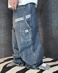 [V0872] Vintage y2k Clench blaue baggy jeans