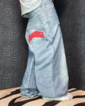 [V0531] Vintage y2k Illmatic blaue baggy jeans