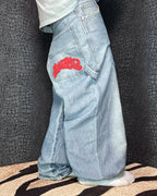 [V0531] Vintage y2k Illmatic blaue baggy jeans