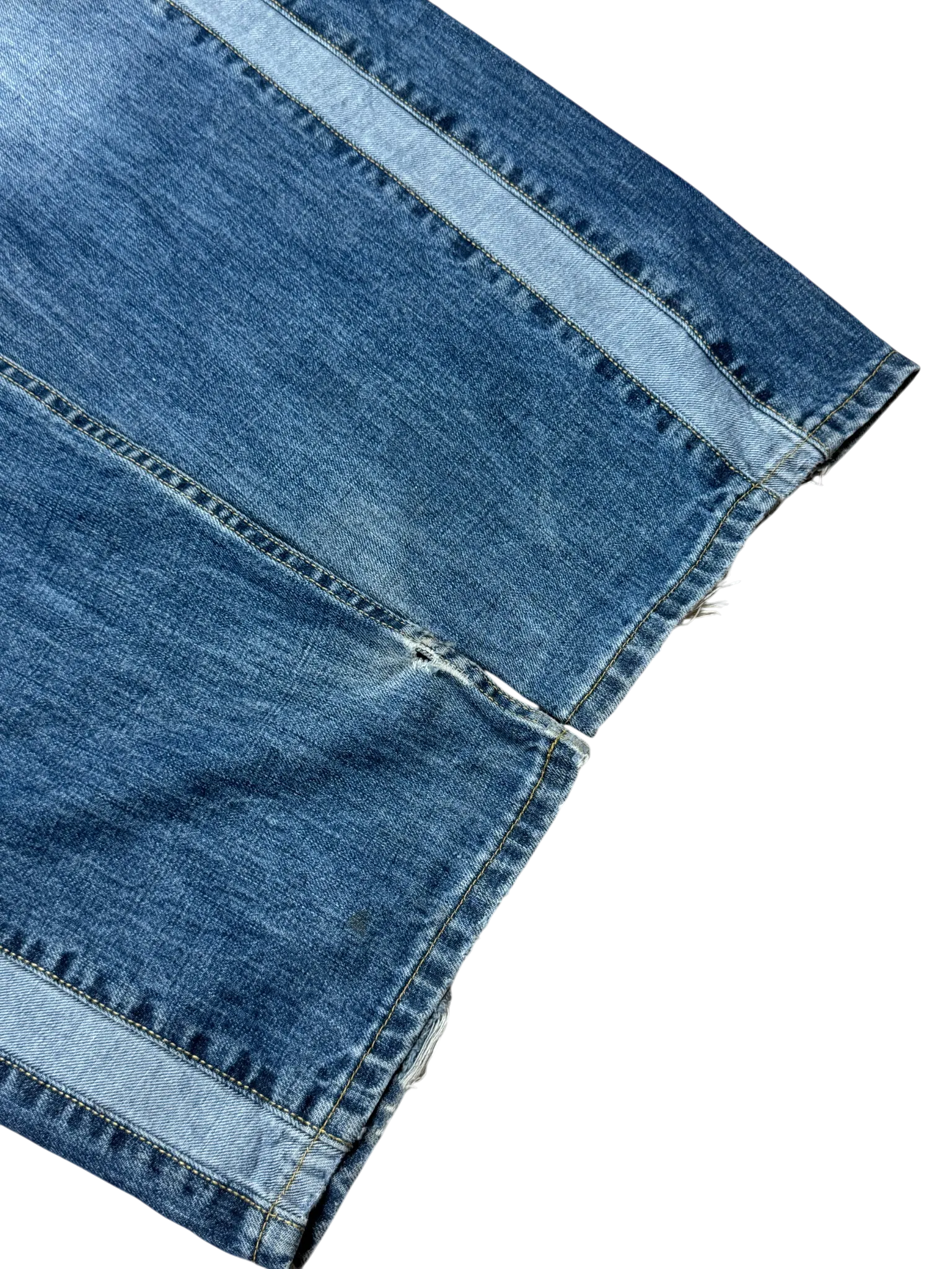 [V0789] Vintage y2k Mass Denim blaue baggy jeans