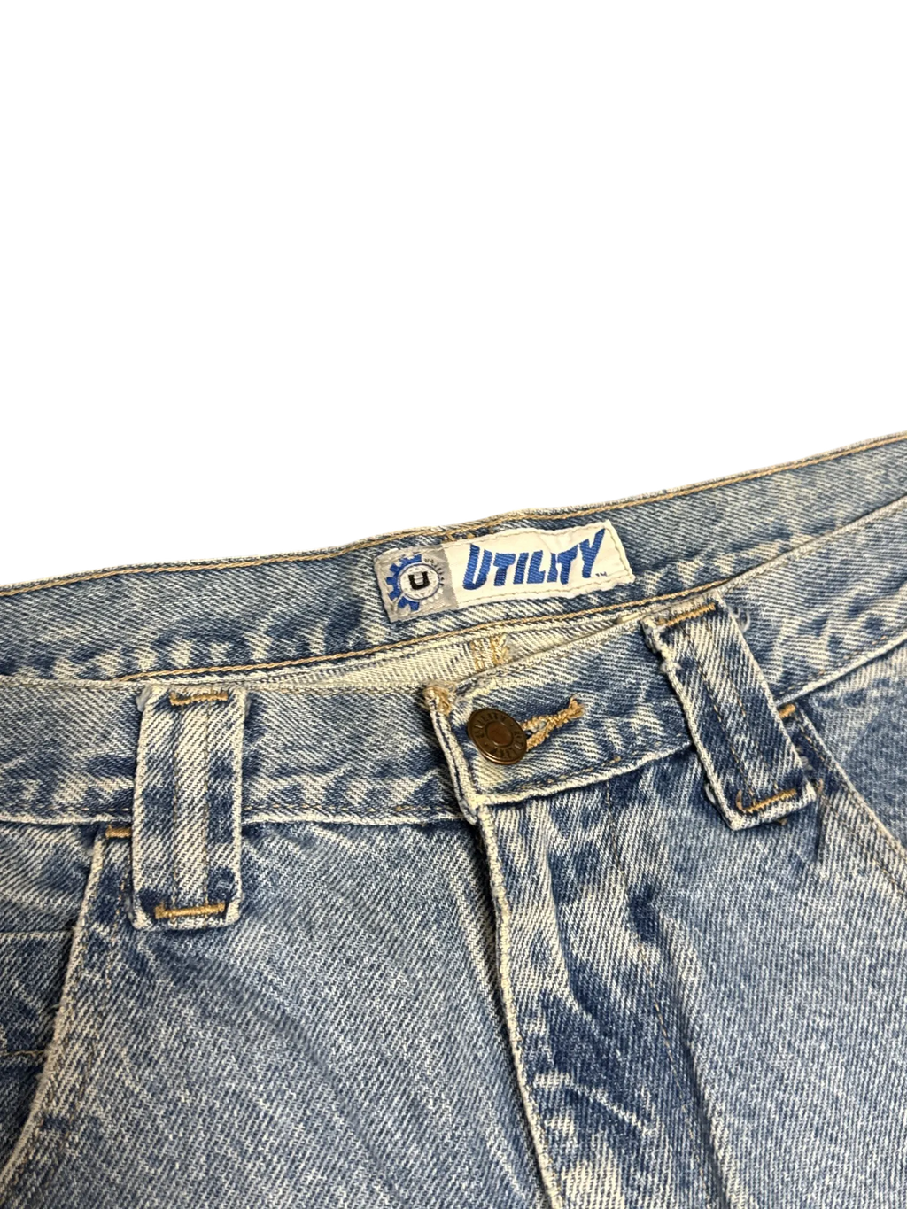 [V0671] Vintage y2k Utility blaue baggy jeans