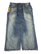 [V0678] Vintage y2k vintage hwan blaue baggy jeans