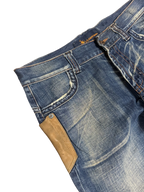 [V0678] Vintage y2k vintage hwan blaue baggy jeans