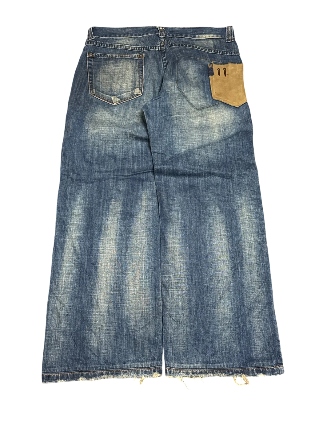 [V0678] Vintage y2k vintage hwan blaue baggy jeans