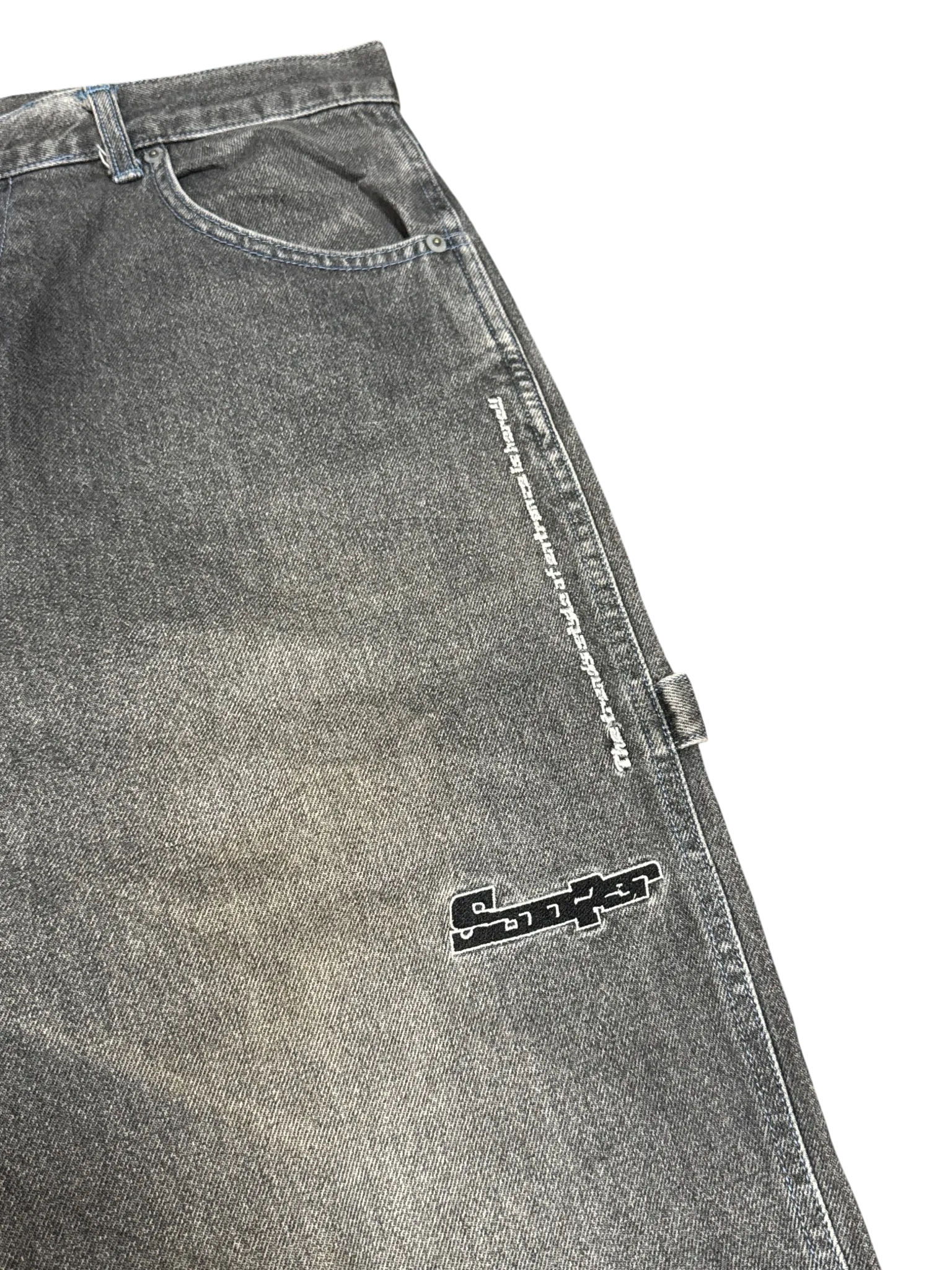 [V0702] Vintage y2k Scooper graue baggy jeans