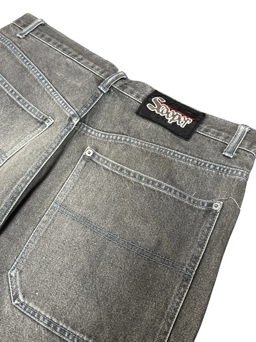 [V0702] Vintage y2k Scooper graue baggy jeans