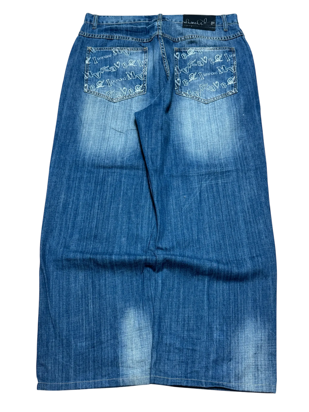[V0846] Vintage y2k Makaveli blaue baggy jeans