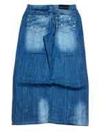 [V0846] Vintage y2k Makaveli blaue baggy jeans