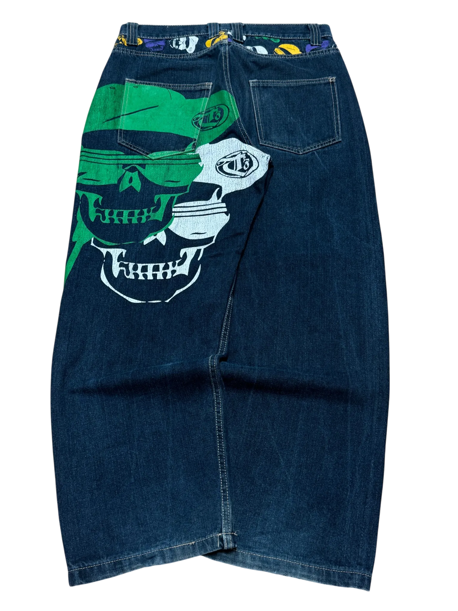 [V0894de] Vintage y2k Townz blaue baggy jeans
