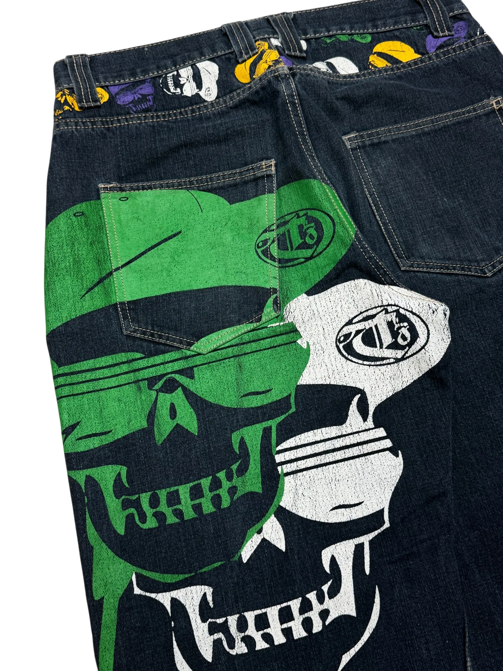[V0894de] Vintage y2k Townz blaue baggy jeans