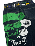 [V0894de] Vintage y2k Townz blaue baggy jeans