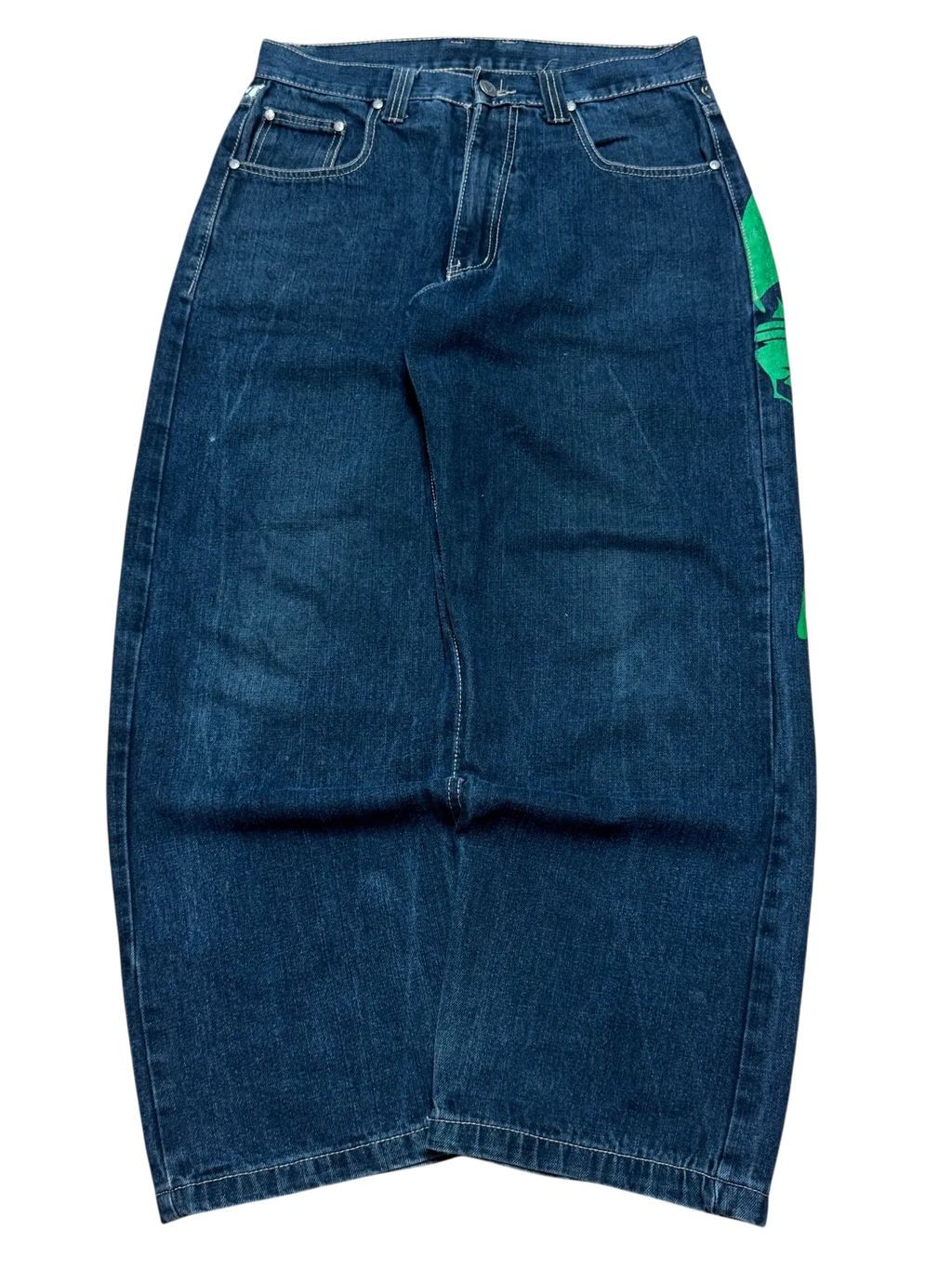 [V0894de] Vintage y2k Townz blaue baggy jeans