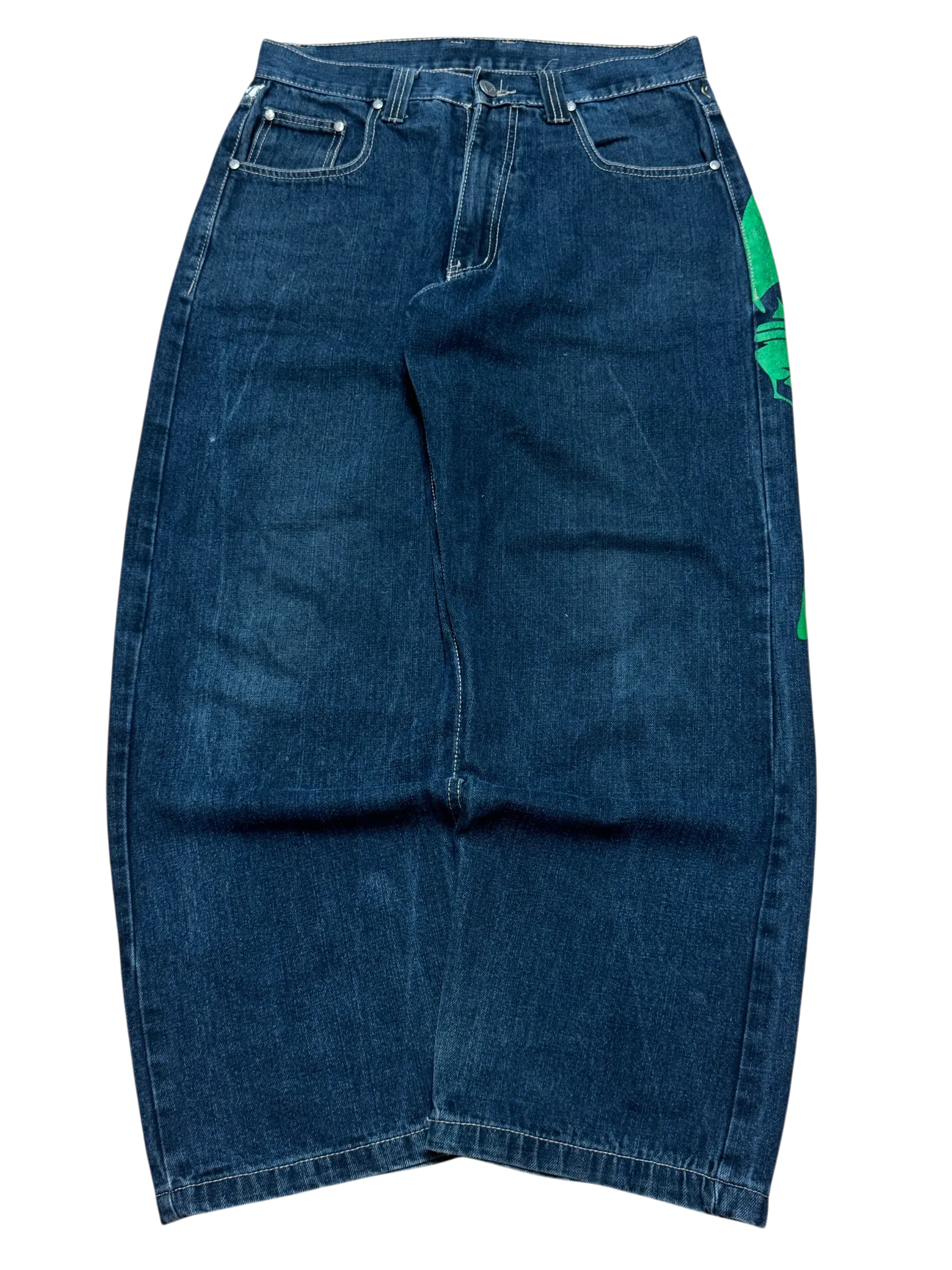 [V0894de] Vintage y2k Townz blaue baggy jeans