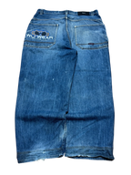 [V0795] Vintage 90s Wu Wear blaue baggy jeans