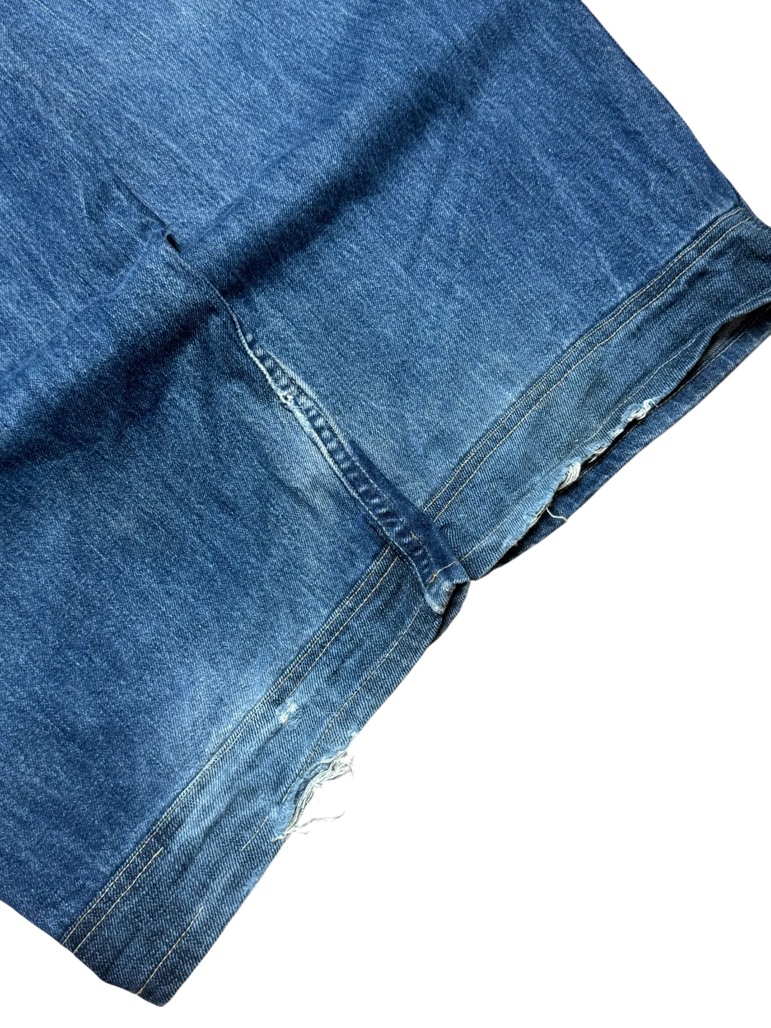 [V0795] Vintage 90s Wu Wear blaue baggy jeans
