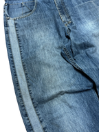 [V0789] Vintage y2k Mass Denim blaue baggy jeans