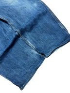 [V0795] Vintage 90s Wu Wear blaue baggy jeans