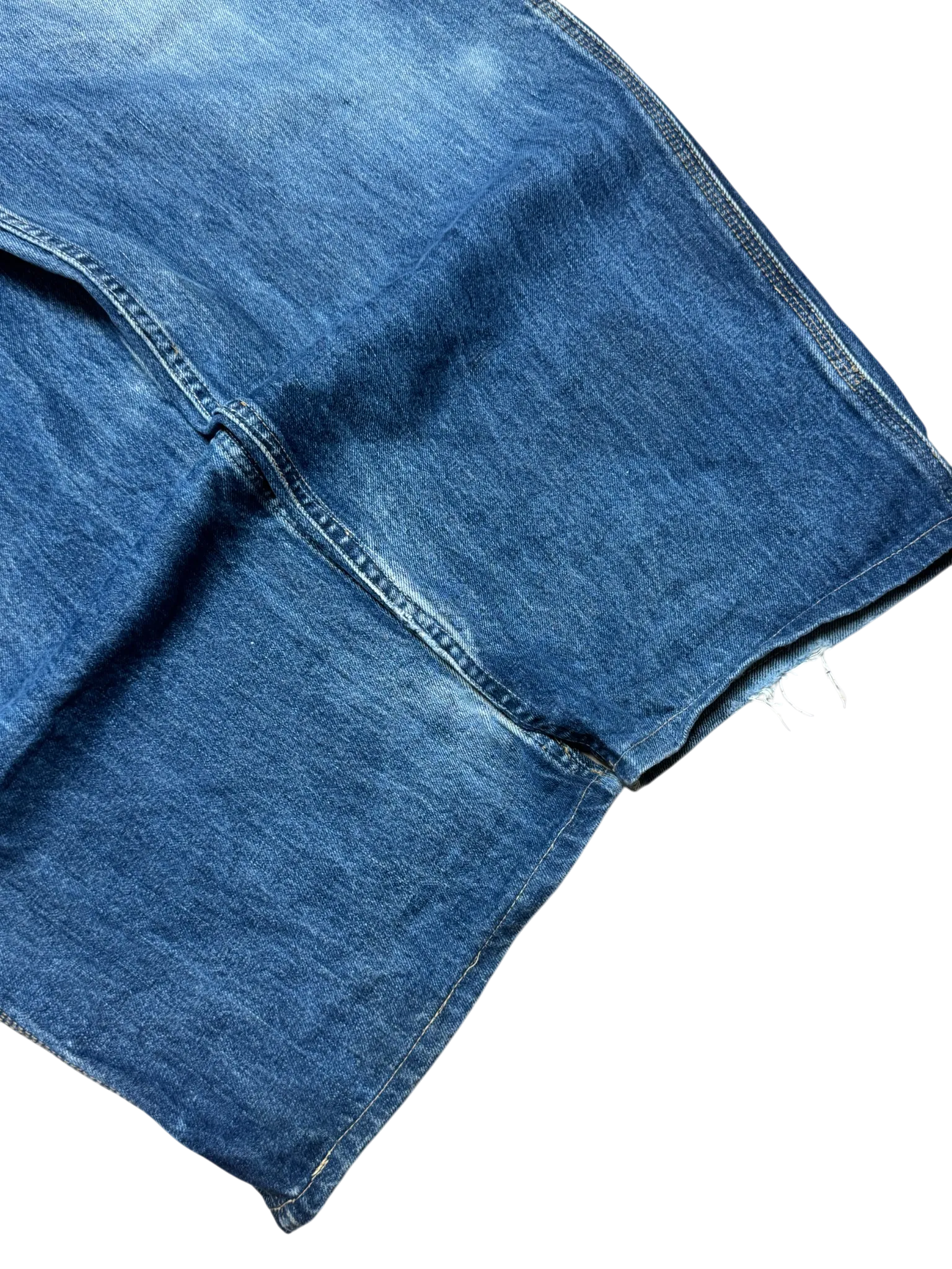 [V0795] Vintage 90s Wu Wear blaue baggy jeans