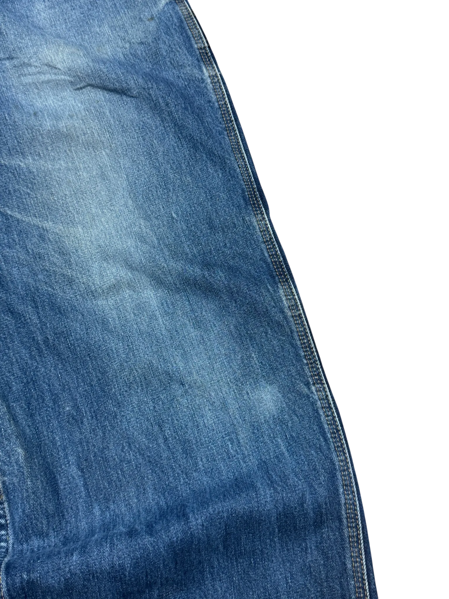 [V0795] Vintage 90s Wu Wear blaue baggy jeans