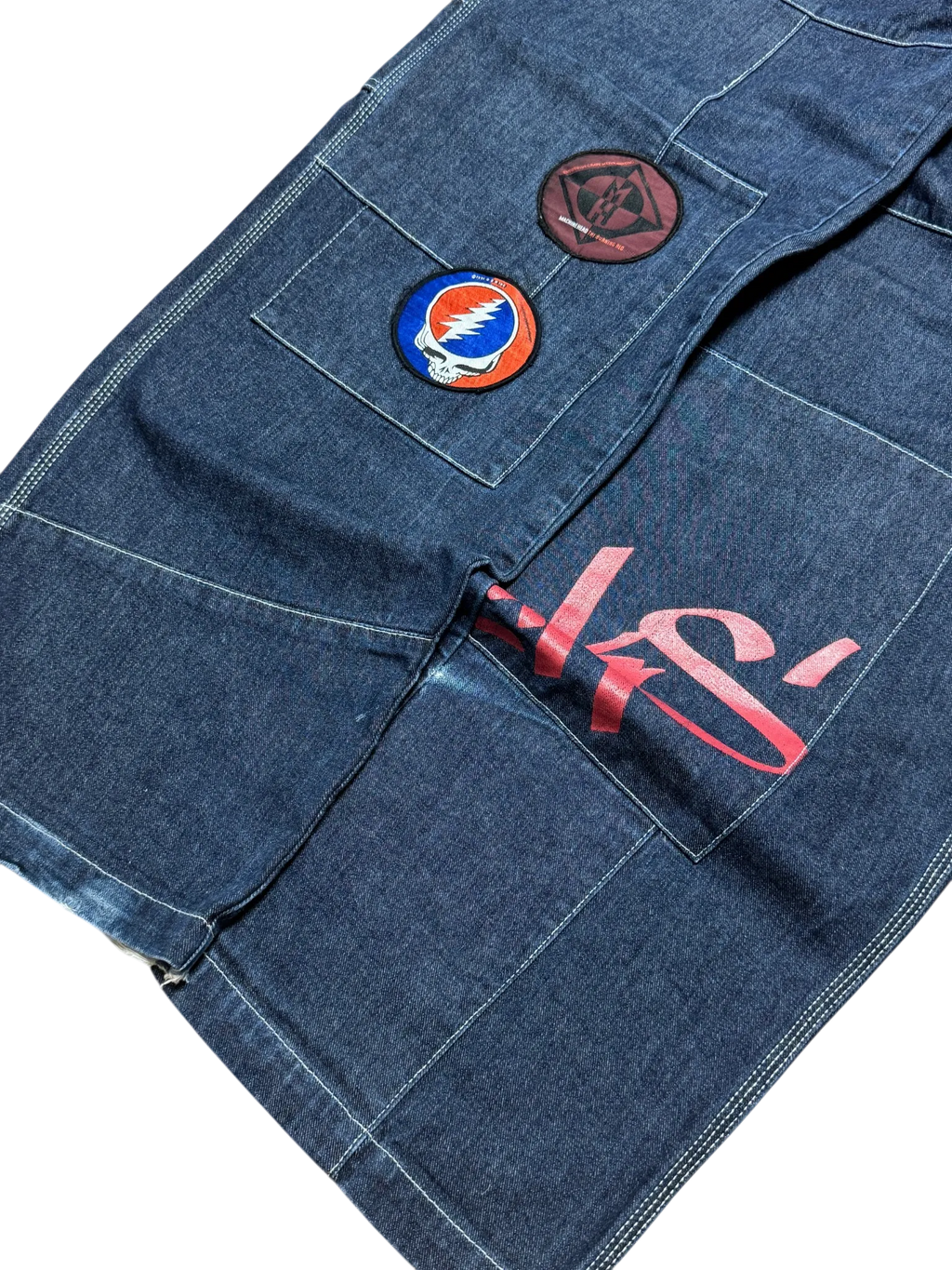 [V0745] Vintage y2k Freaks marineblaue baggy jeans