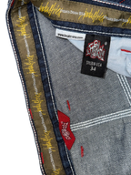 [V0745] Vintage y2k Freaks marineblaue baggy jeans