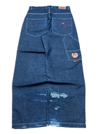 [V0745] Vintage y2k Freaks marineblaue baggy jeans