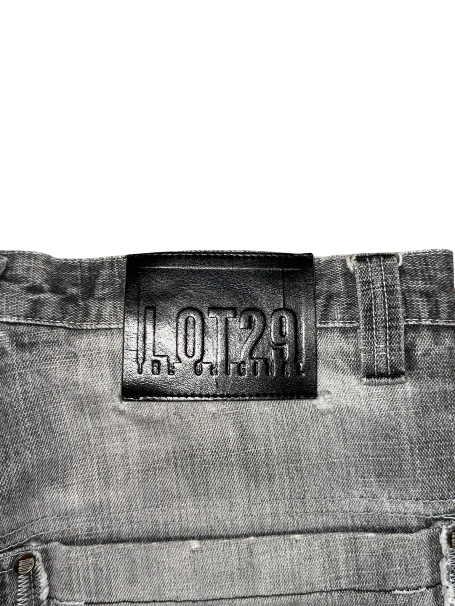 [V0965de] Vintage y2k Lot29 graue baggy jeans