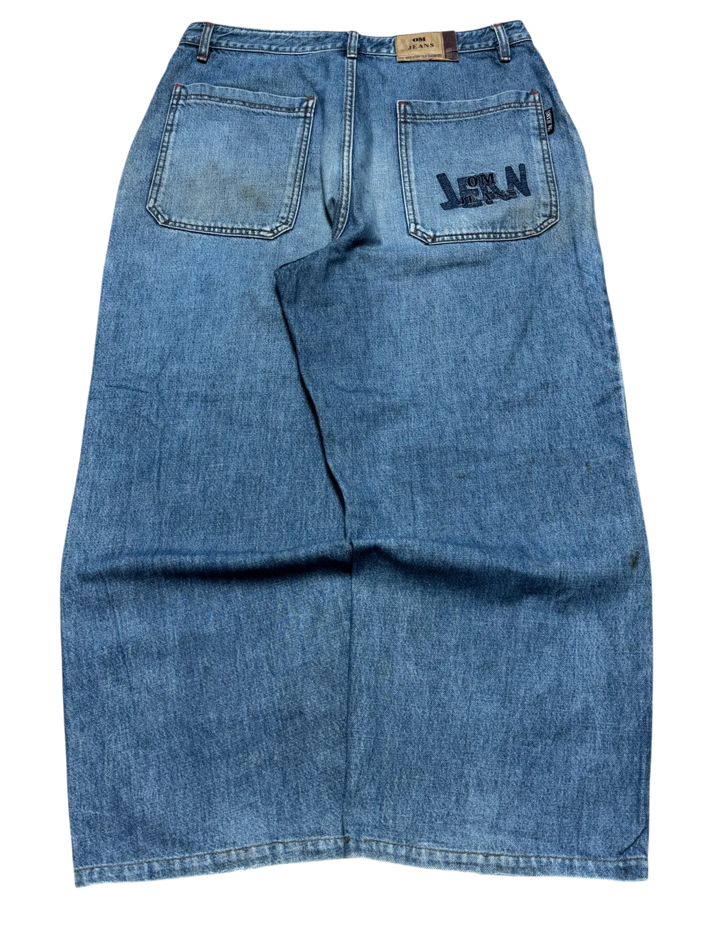 [V0521] Vintage y2k Om Jeans blaue baggy jeans