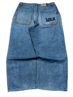 [V0521] Vintage y2k Om Jeans blaue baggy jeans