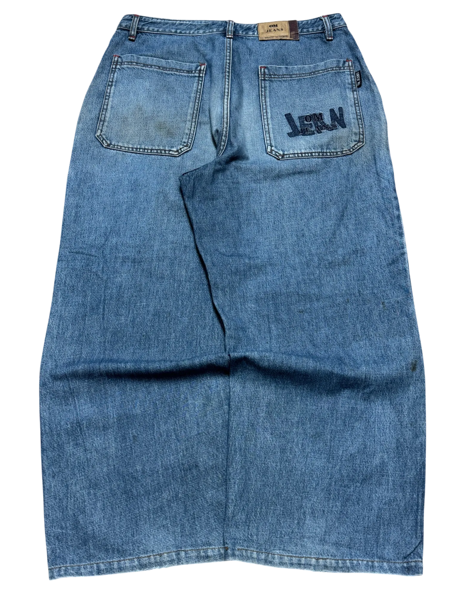[V0521] Vintage y2k Om Jeans blaue baggy jeans