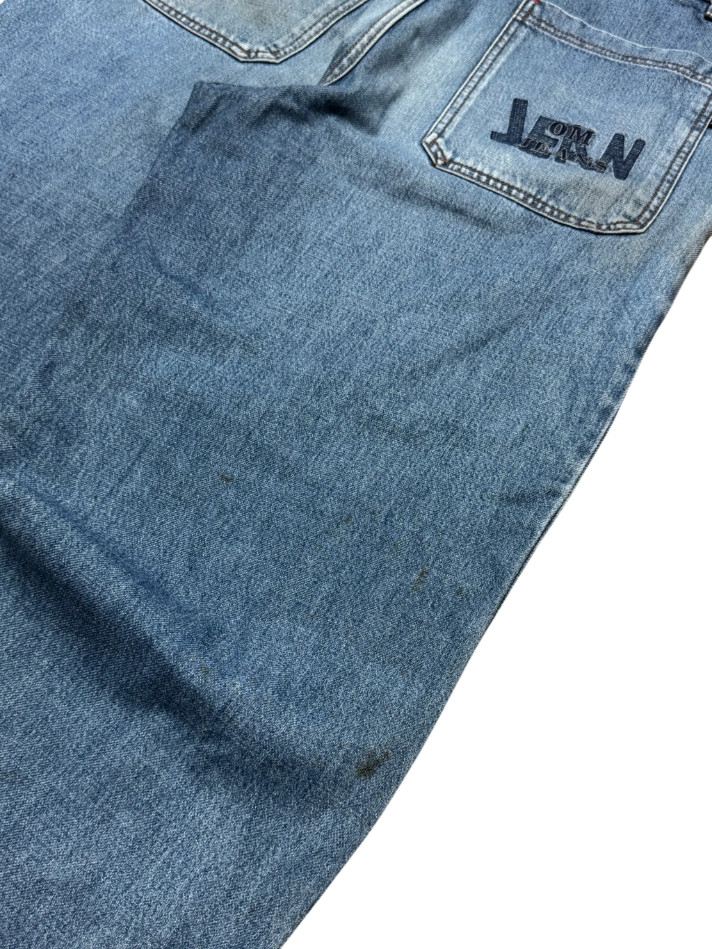 [V0521] Vintage y2k Om Jeans blaue baggy jeans