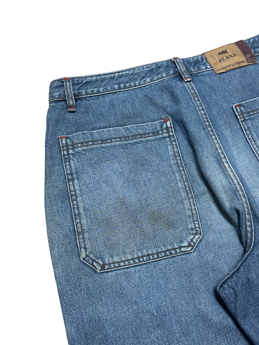 [V0521] Vintage y2k Om Jeans blaue baggy jeans