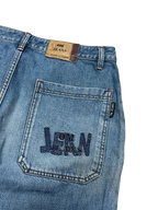 [V0521] Vintage y2k Om Jeans blaue baggy jeans