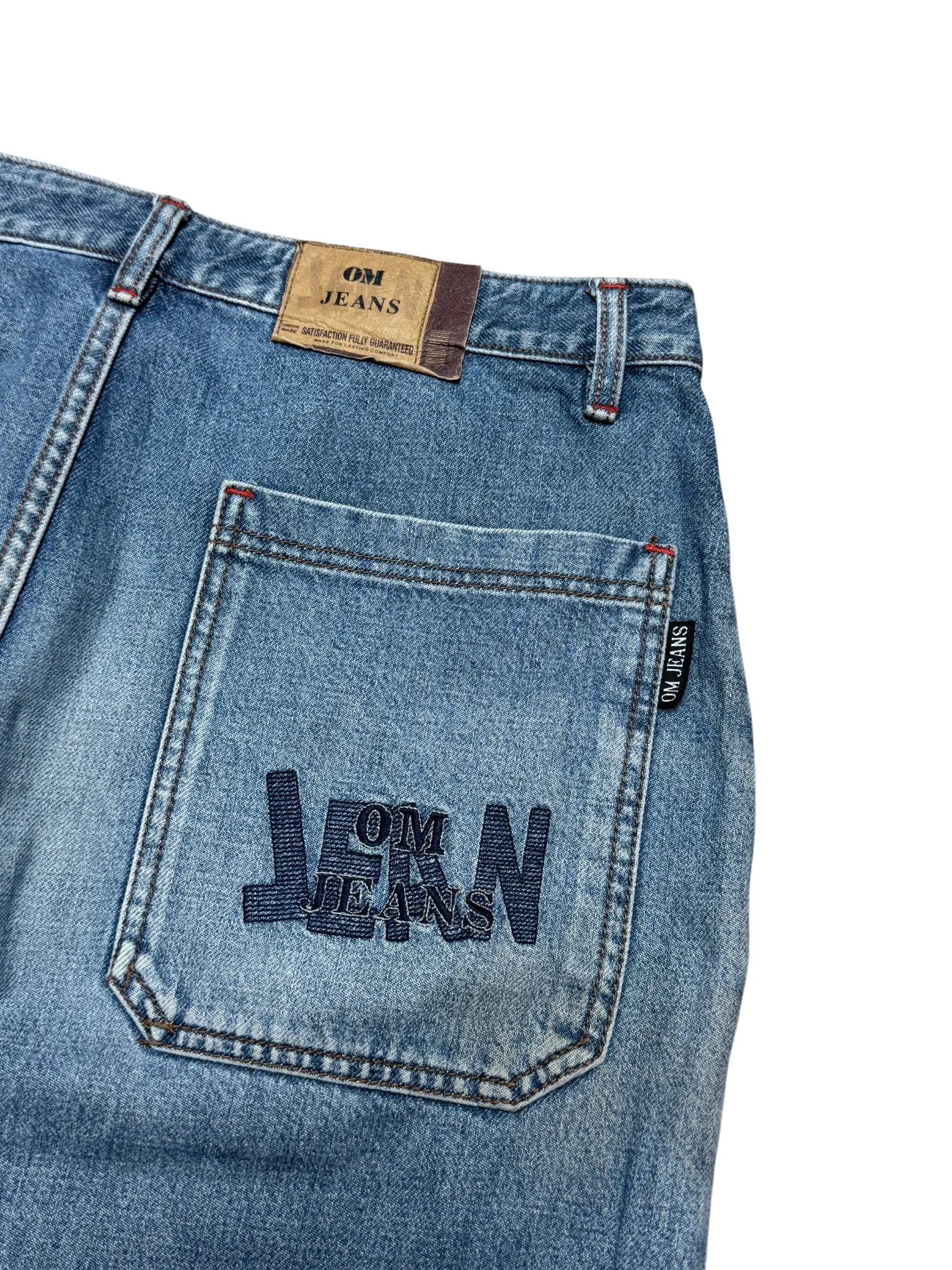 [V0521] Vintage y2k Om Jeans blaue baggy jeans