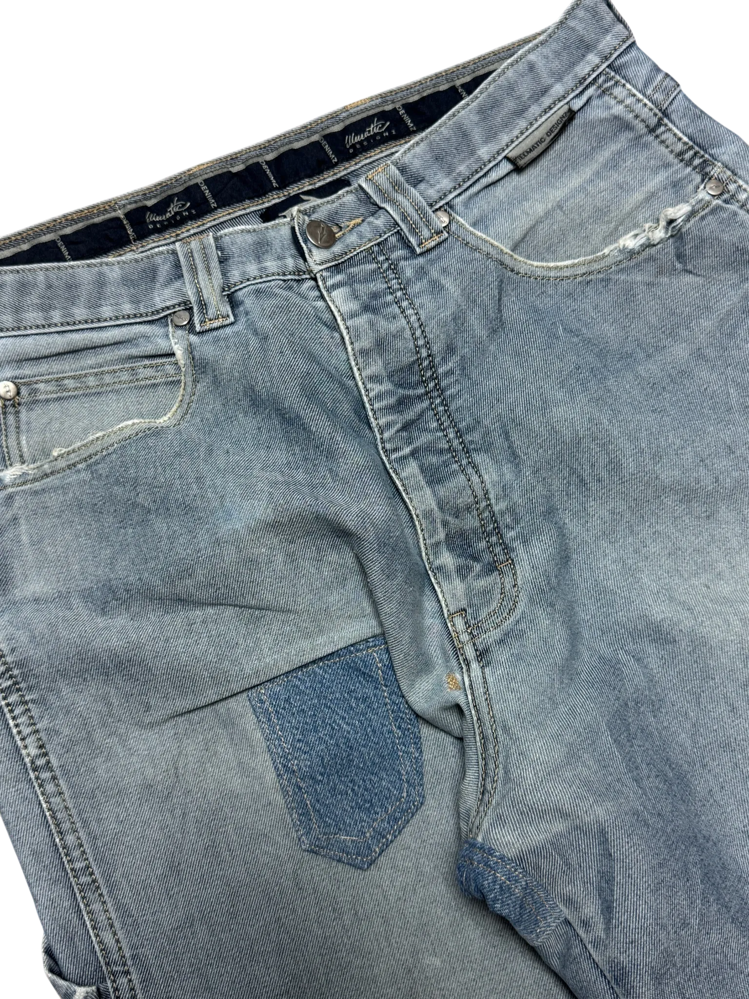 [V0531] Vintage y2k Illmatic blaue baggy jeans