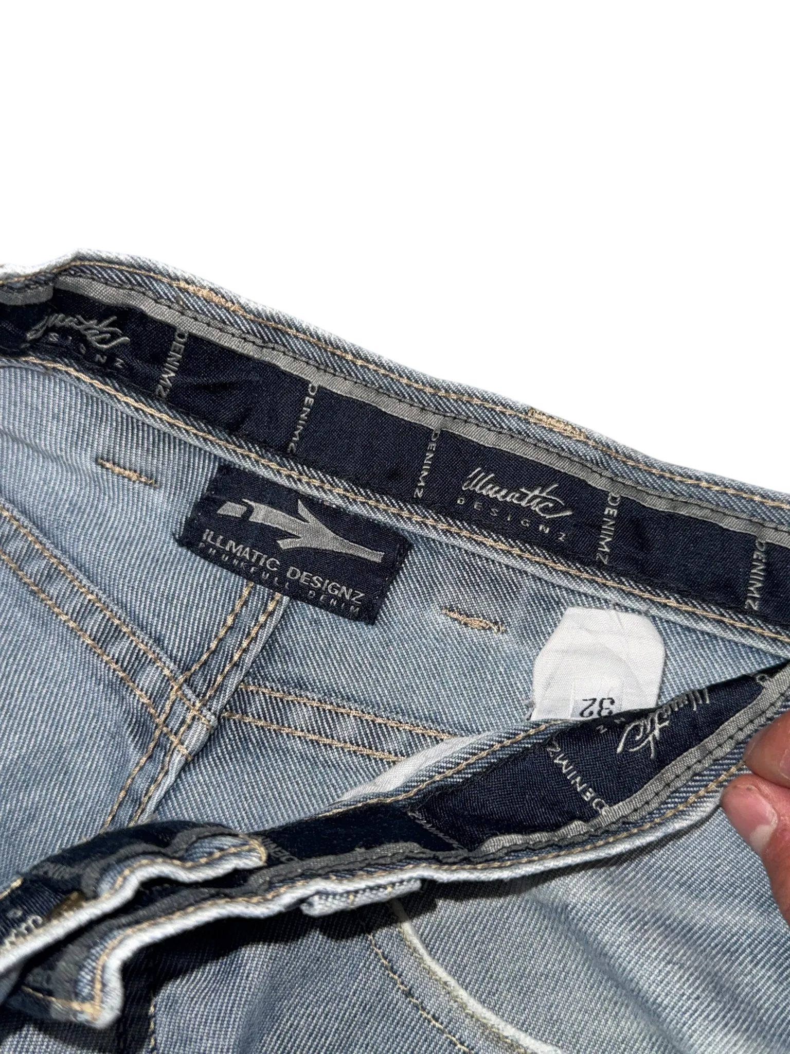 [V0531] Vintage y2k Illmatic blaue baggy jeans