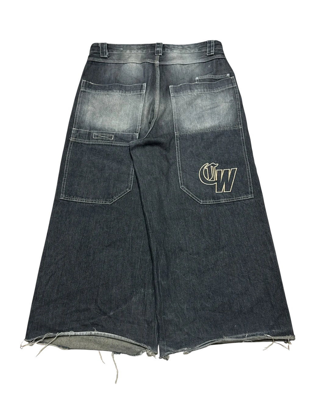 [V0908] Vintage y2k / 2000s like Bershka schwarze baggy skater jeans