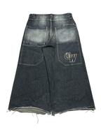 [V0908] Vintage y2k / 2000s like Bershka schwarze baggy skater jeans