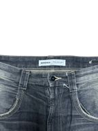 [V0908] Vintage y2k / 2000s like Bershka schwarze baggy skater jeans