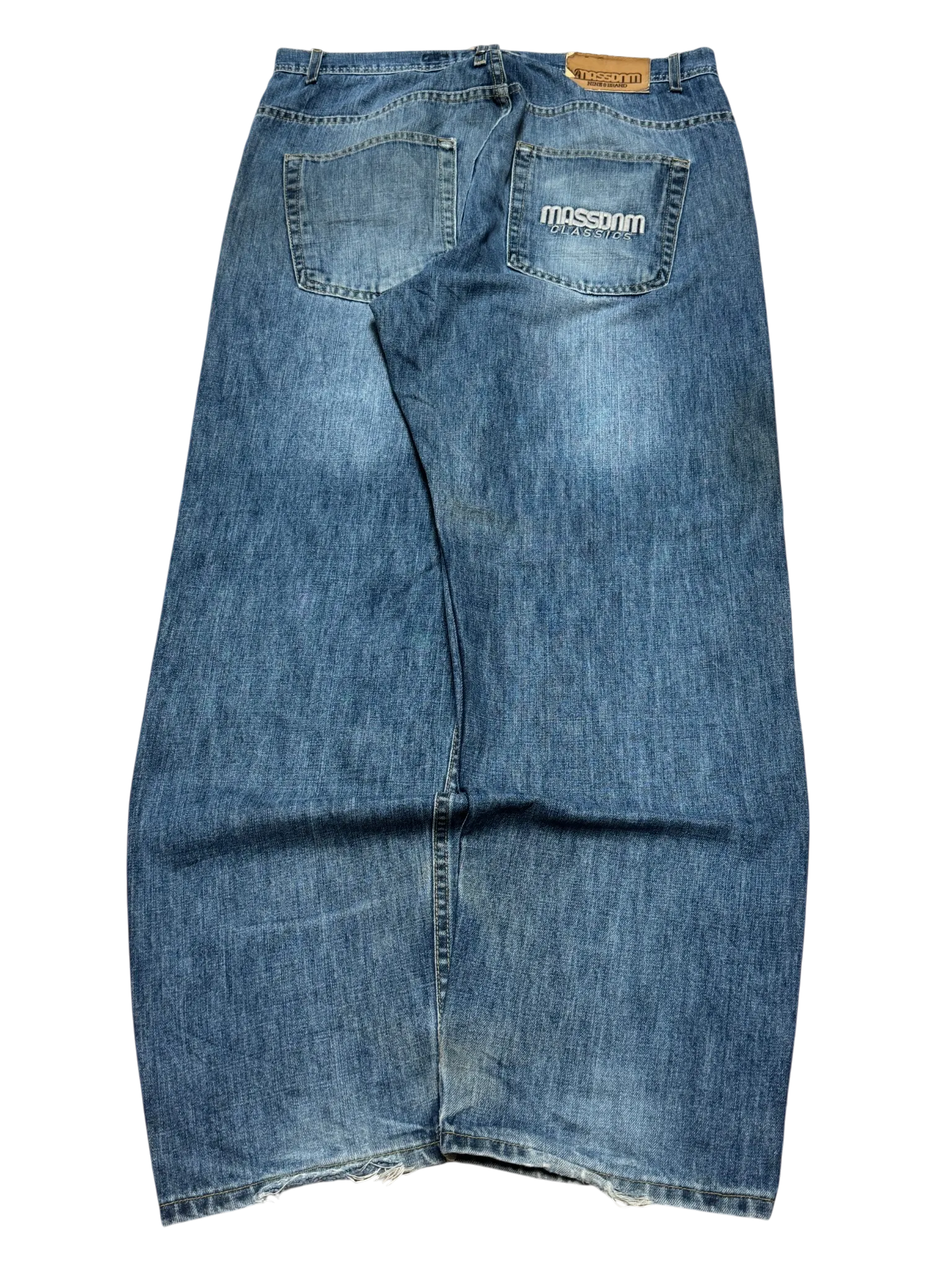 [V0789] Vintage y2k Mass Denim blaue baggy jeans