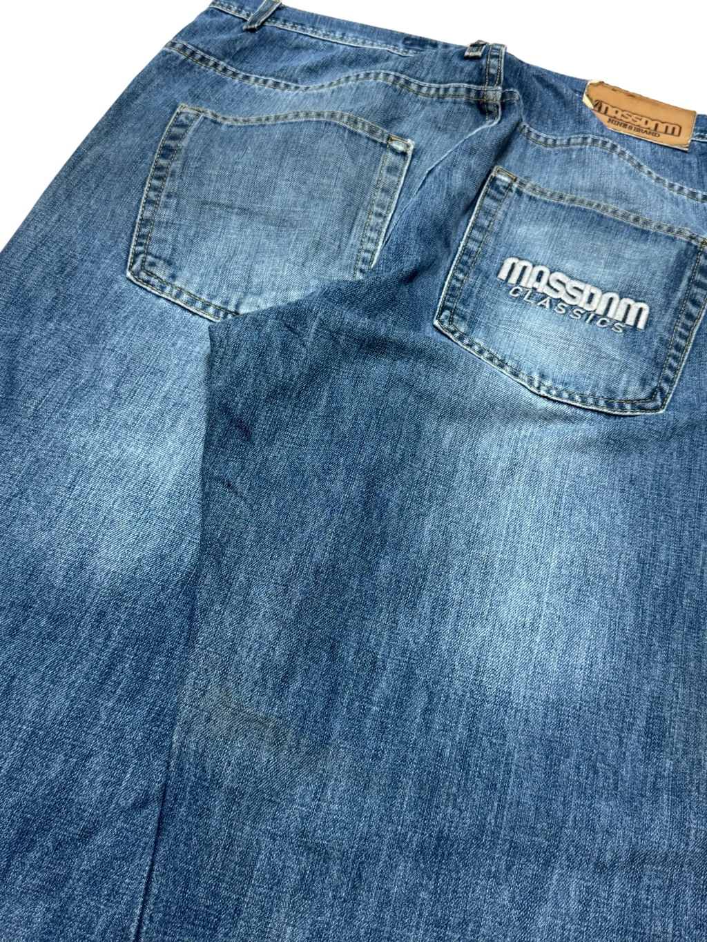 [V0789] Vintage y2k Mass Denim blaue baggy jeans
