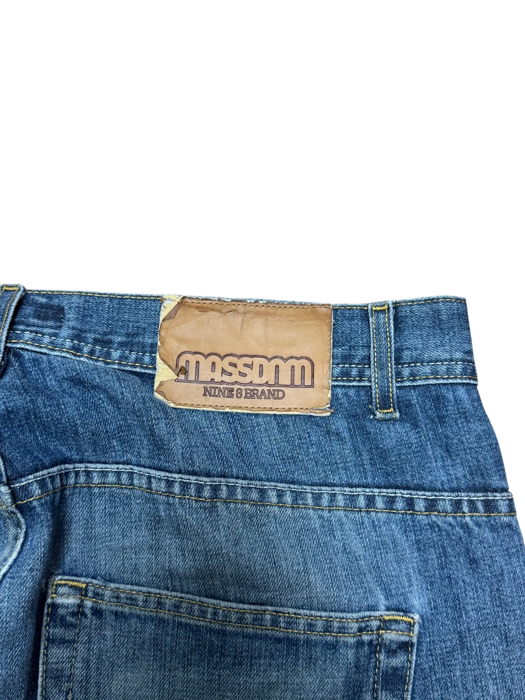 [V0789] Vintage y2k Mass Denim blaue baggy jeans