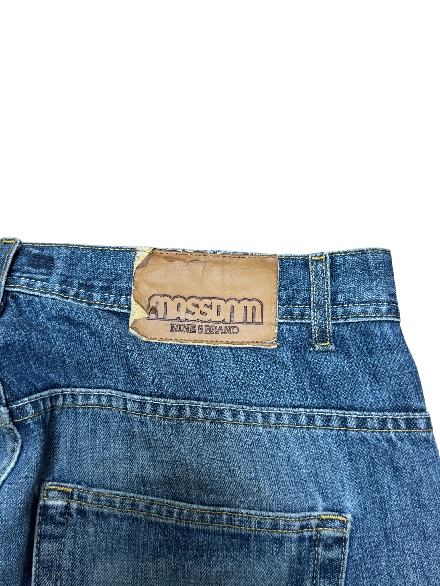 [V0789] Vintage y2k Mass Denim blaue baggy jeans