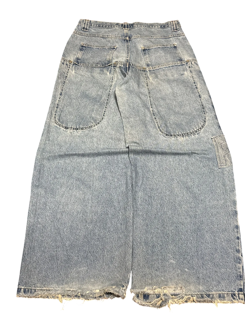 [V0671] Vintage y2k Utility blaue baggy jeans