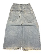 [V0671] Vintage y2k Utility blaue baggy jeans