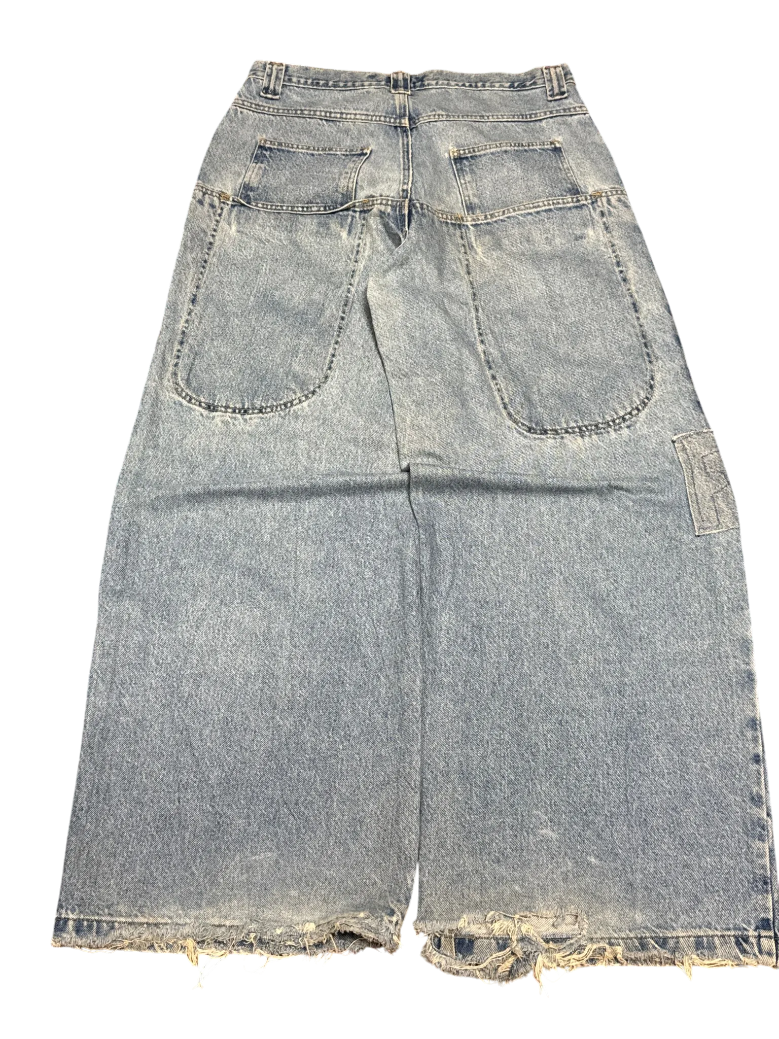 [V0671] Vintage y2k Utility blaue baggy jeans