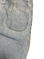 [V0671] Vintage y2k Utility blaue baggy jeans