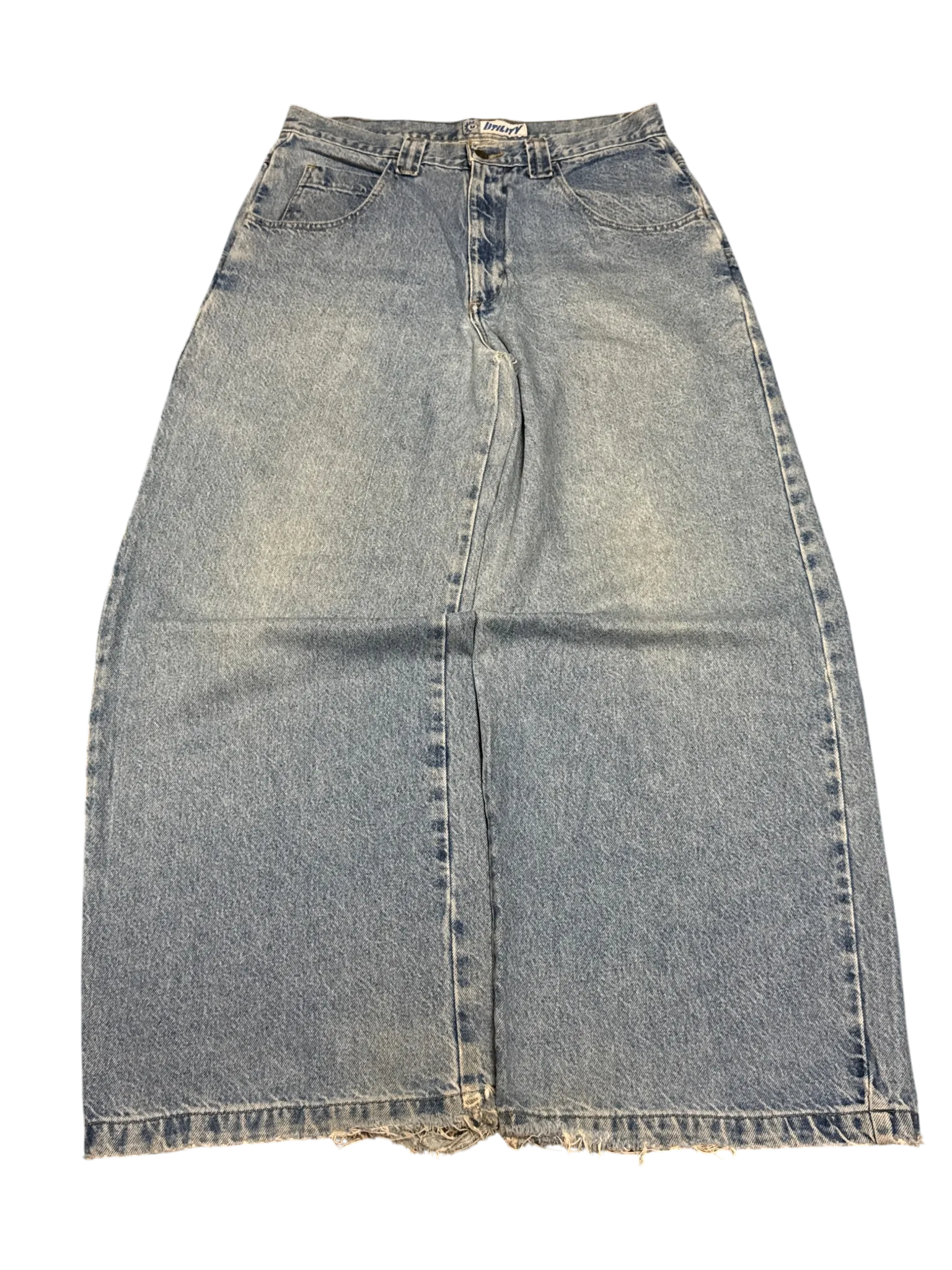 [V0671] Vintage y2k Utility blaue baggy jeans