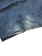 [V0961de] Vintage y2k Mecca marineblaue baggy jeans